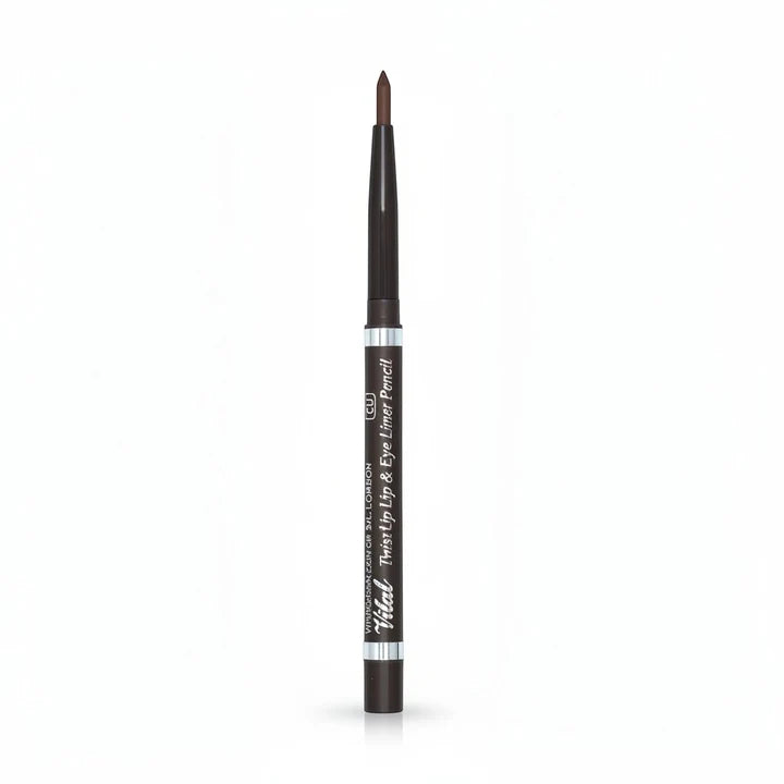 Vital Twist Up Lip & Eyeliner Dark Brown 12/Pack