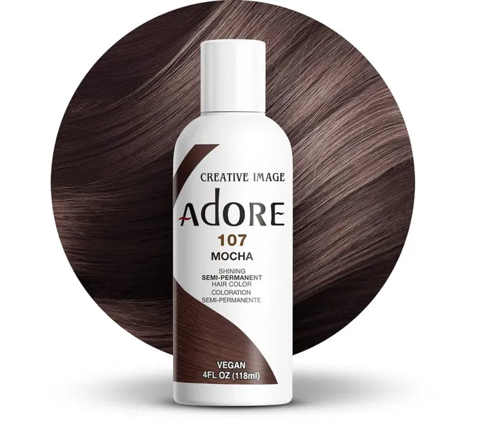 Adore Semi Permanent Hair Color 107 Mocha 118ml
