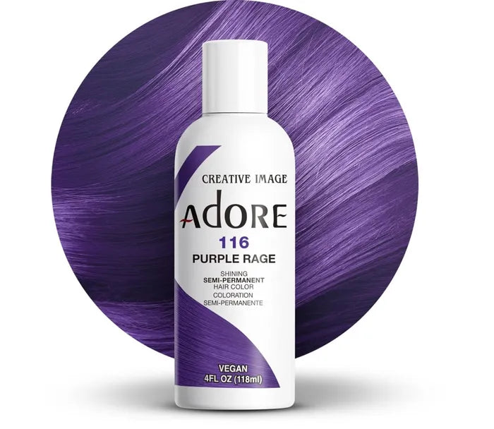 Adore Semi Permanent Hair Color 116 Purple Rage 118ml
