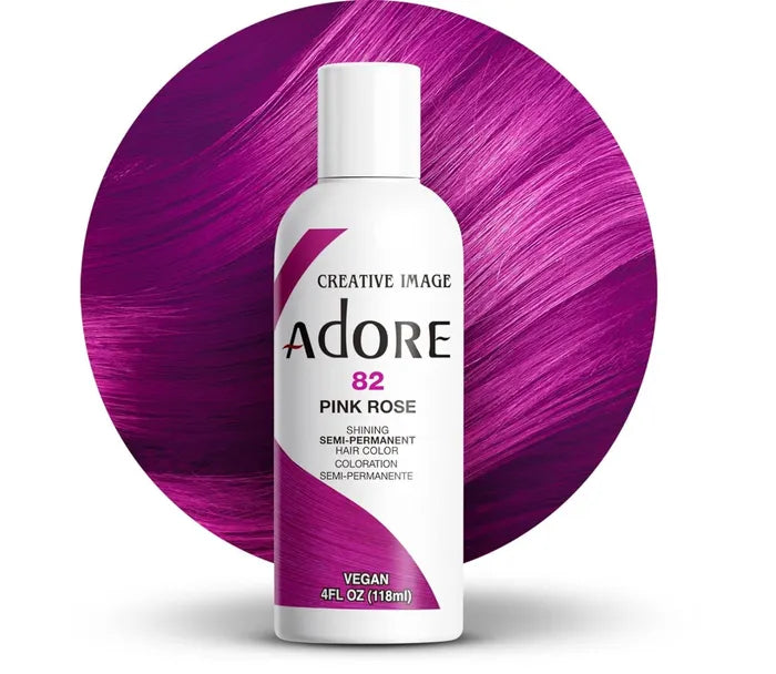Adore Semi Permanent Hair Color 82 Pink Rose 118ml