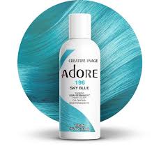 Adore Semi Permanent Hair Color 196 Sky Blue 118ml
