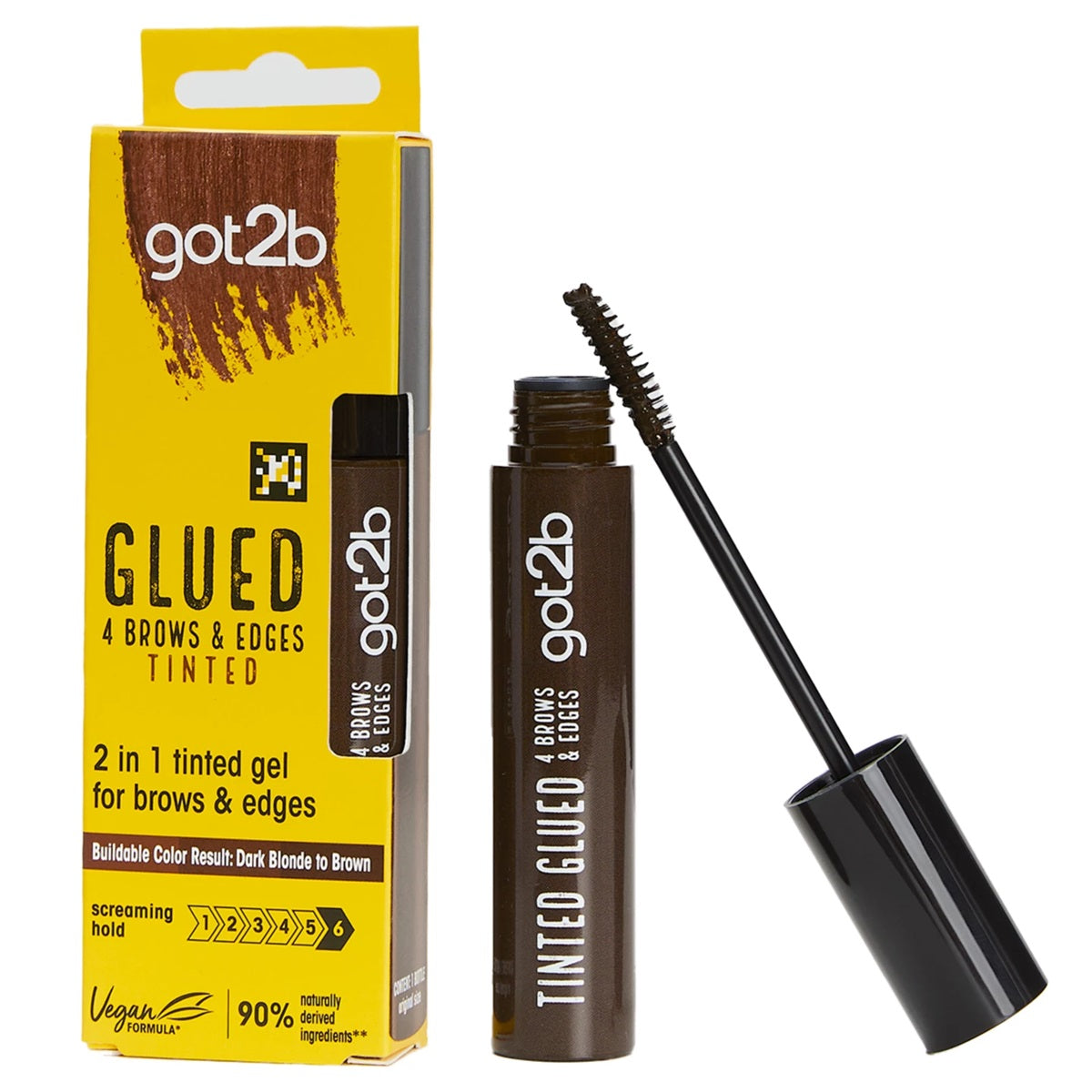 Got2b Glues Brows & Edges Tinted Dark Brown 16ml