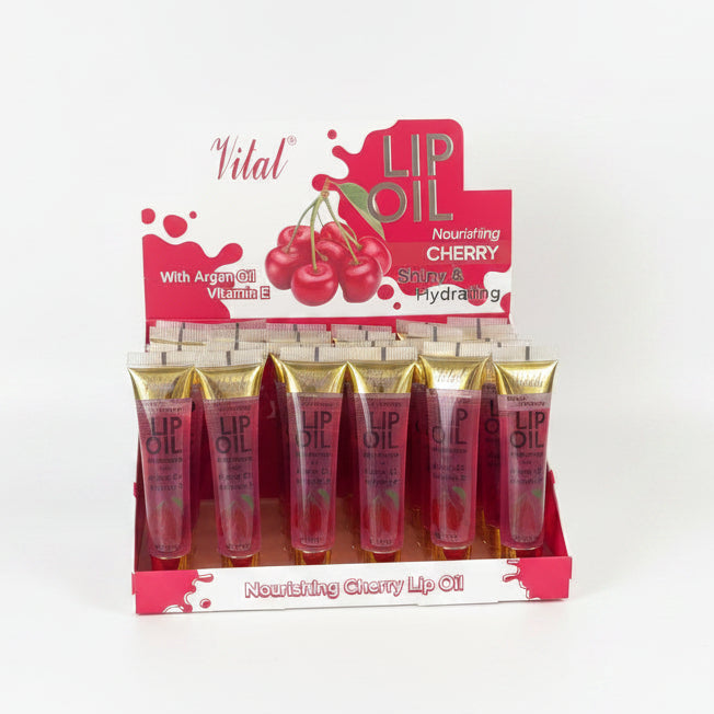Vital Lip Oil Cherry 15g - 30/Tray