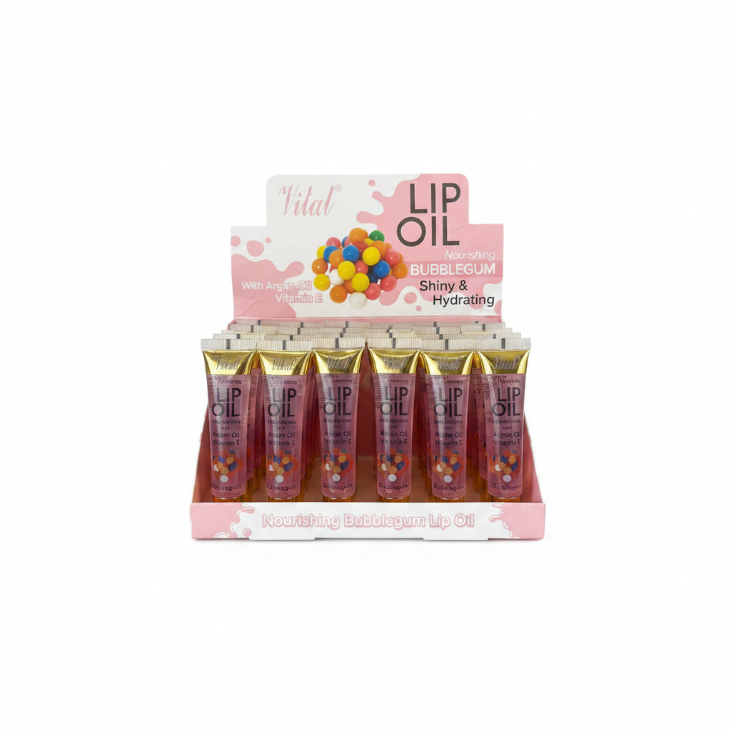 Vital Lip Oil Bubblegum 15g - 30/Tray