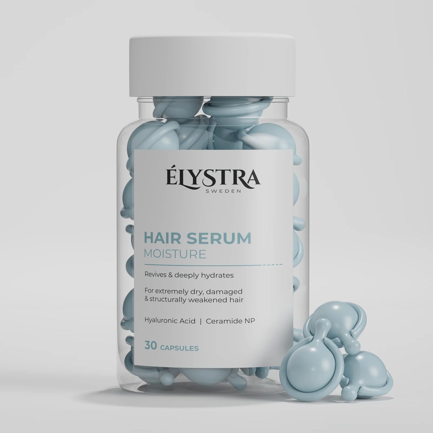 Élystra Hair Serum Moisture 30 Capsules