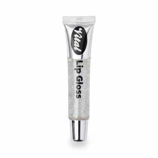 Vital Lip Gloss Clear Glitter 6/Pack