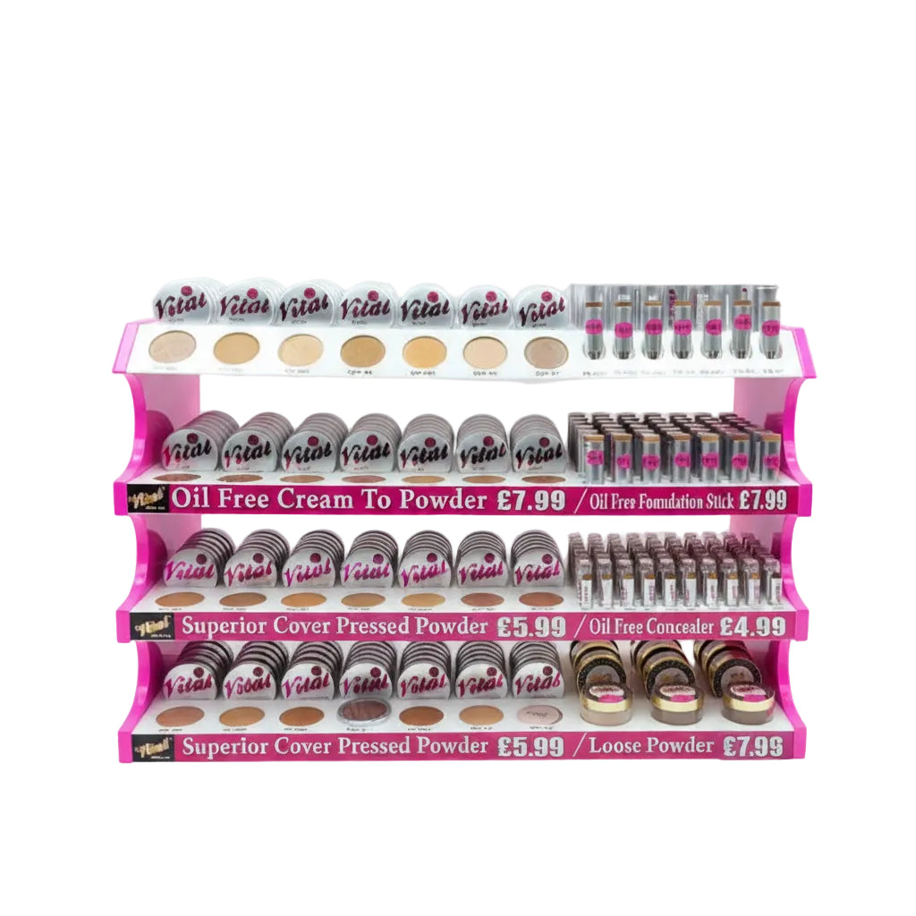 Vital Make Up Pink Counter Stand