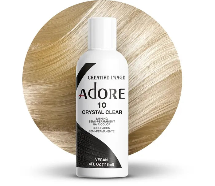 Adore Semi Permanent Hair Color 10 Crystal Clear 118ml