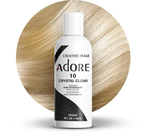 Adore Semi Permanent Hair Color 10 Crystal Clear 118ml