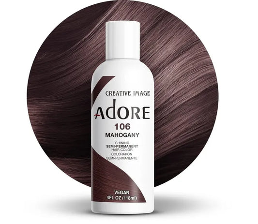 Adore Semi Permanent Hair Color 106 Mahogany 118ml
