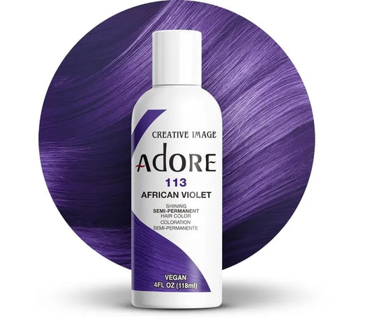 Adore Semi Permanent Hair Color 113 African Violet 118ml