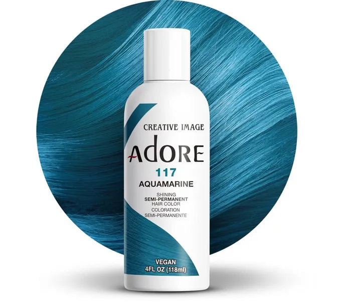 Adore Semi Permanent Hair Color 117 Aquamarine 118ml