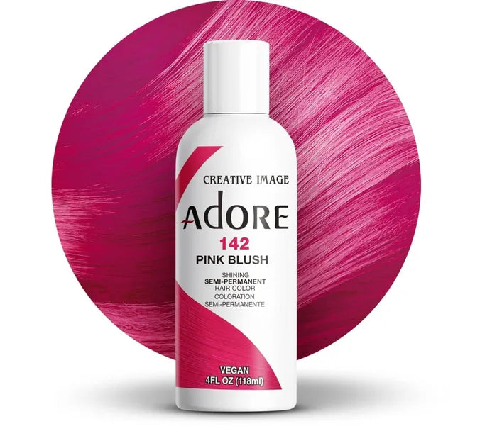 Adore Semi Permanent Hair Color 142 Pink Blush 118ml