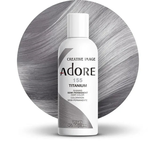 Adore Semi Permanent Hair Color 155 Titanium 118ml