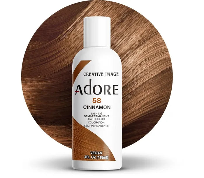 Adore Semi Permanent Hair Color 58 Cinnamon 118ml