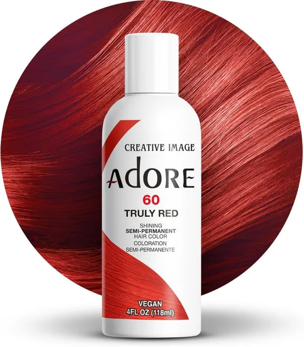 Adore Semi Permanent Hair Color 60 Truly Red 118ml