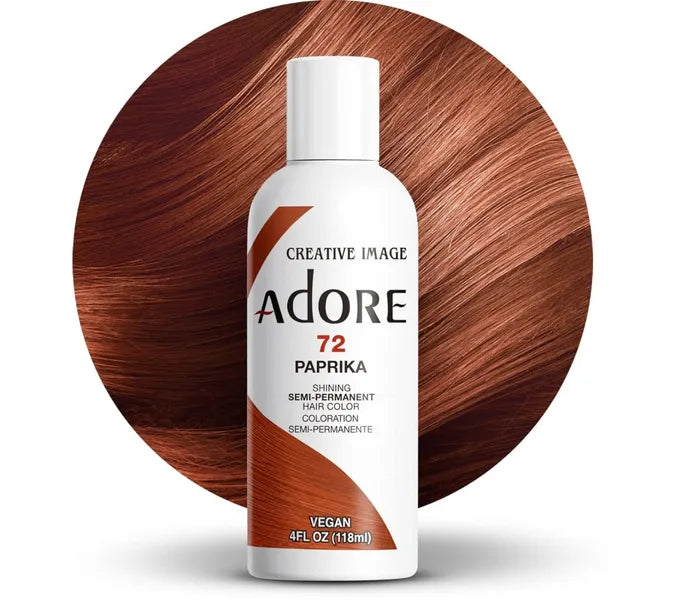 Adore Semi Permanent Hair Color 72 Paprika 118ml