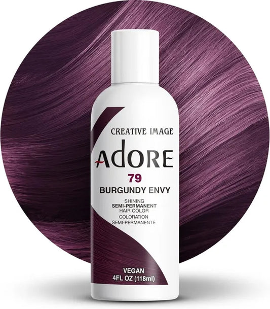 Adore Semi Permanent Hair Color 79 Burgundy Envy 118ml