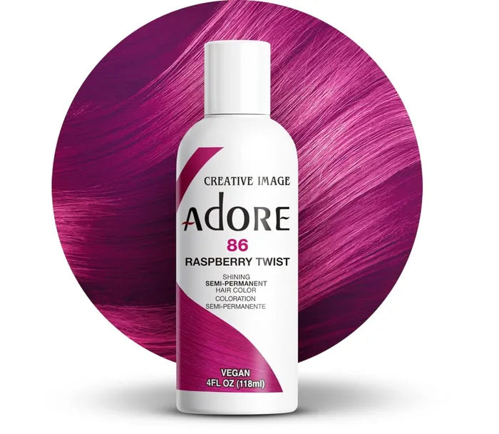 Adore Semi Permanent Hair Color 86 Raspberry Twist 118ml
