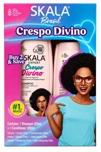Skala Kit Shampoo+Conditioner Crespo Divino 525ml