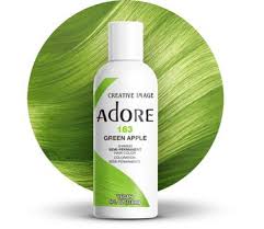 Adore Semi Permanent Hair Color 163 reen Apple 118ml